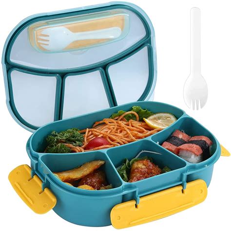 lunch box with different compartments